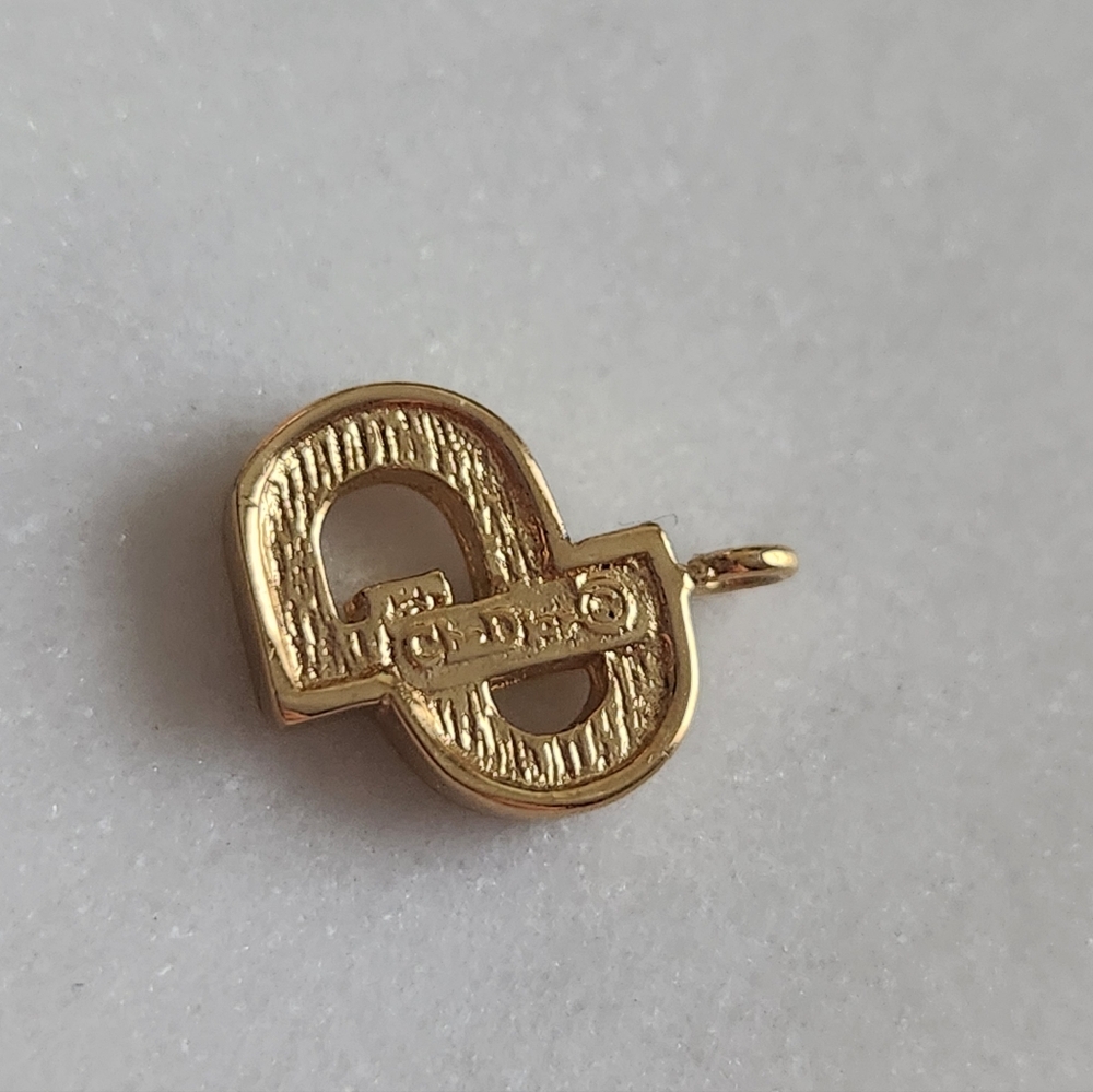 Christian Dior Authentic Gold Plated  Necklace Pendant WINNER'S CHOICE - Picture 5 of 6